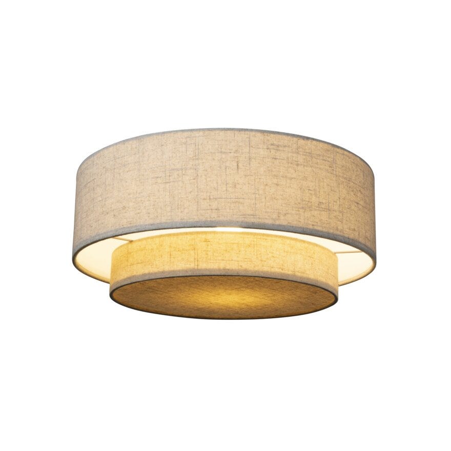 Sindig LUND Plafond Ø40 cm i Beige/natur