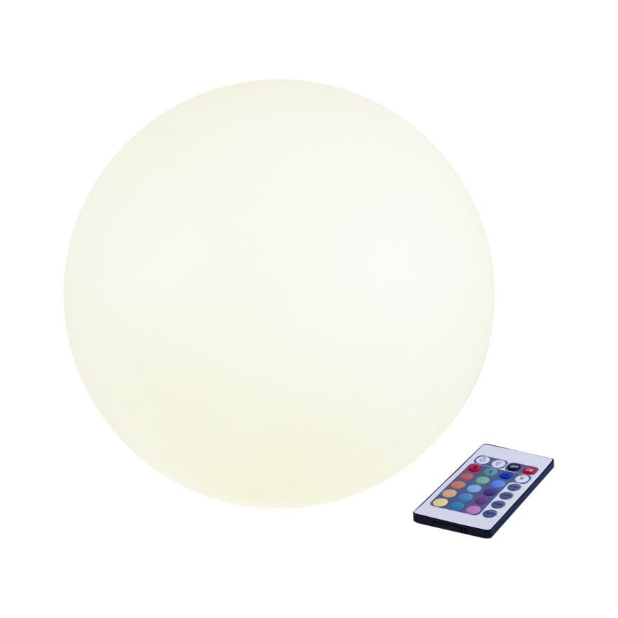 LUZ Dekorasjonslys Ø38 cm i Hvit