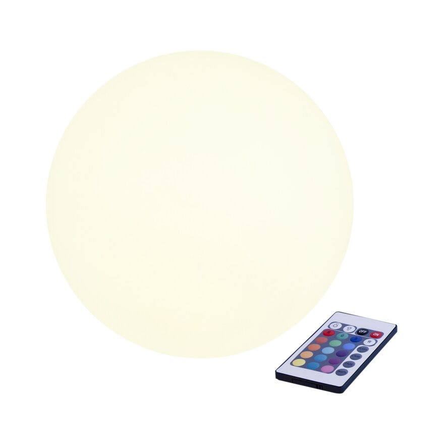 LUZ Dekorasjonslys Ø28 cm i Hvit