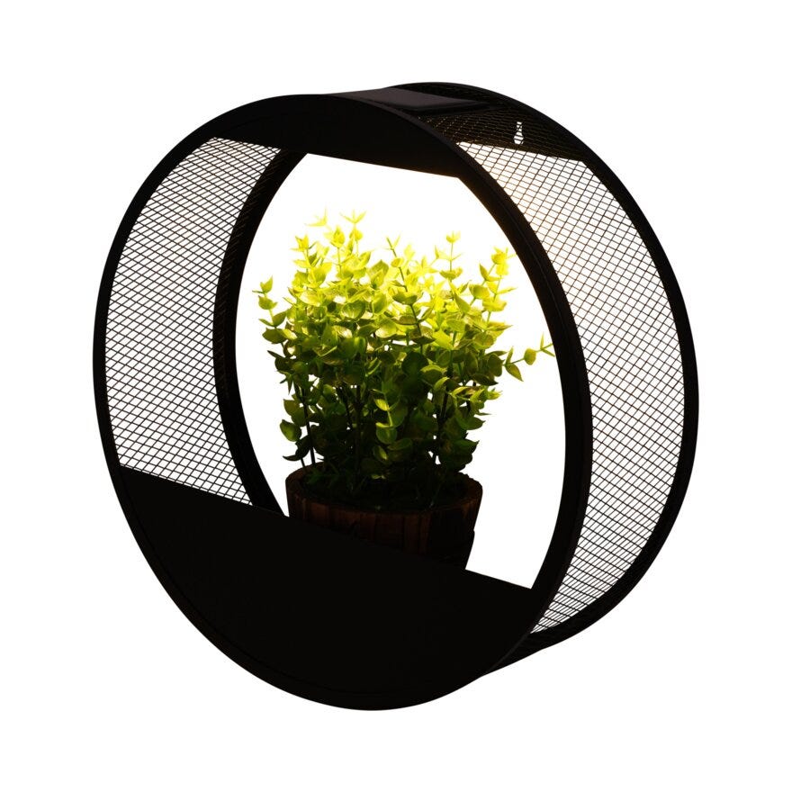 MADISON Solcellelampe H35 cm i Svart