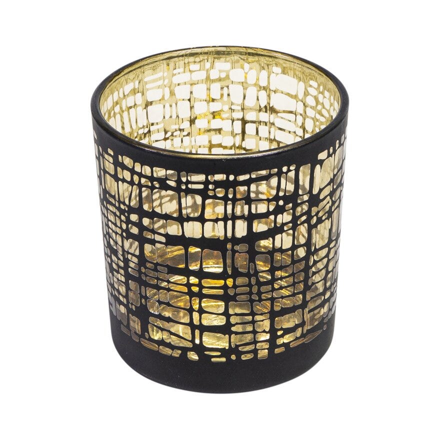 MASKER Lysholder 7.3x7.3 cm i Svart