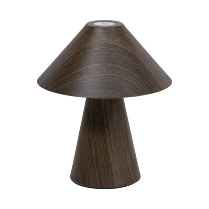 Sindig MASSI Bordlampe oppladbar Ø15 cm i Brun