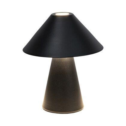 Sindig MASSI Bordlampe oppladbar Ø15 cm i Svart