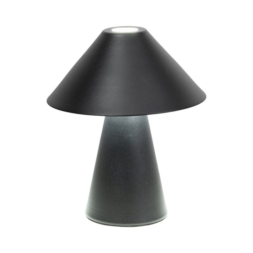 Sindig MASSI Bordlampe oppladbar Ø15 cm i Svart