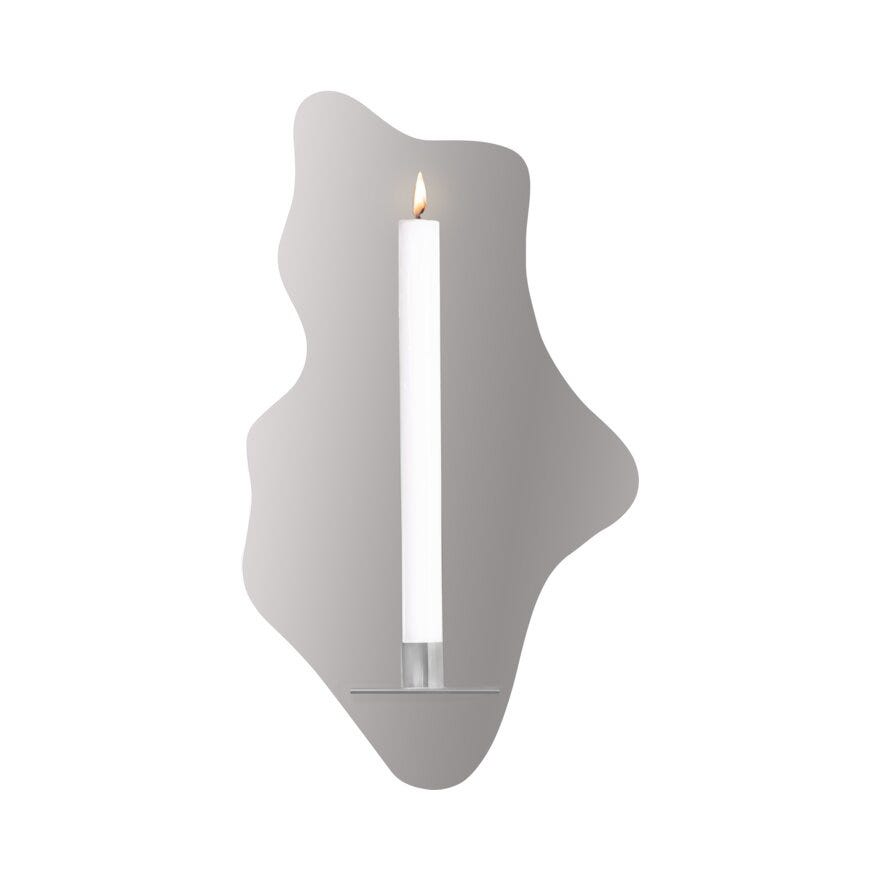 Sindig MEENA Vegglysestake H40 cm i Sølv