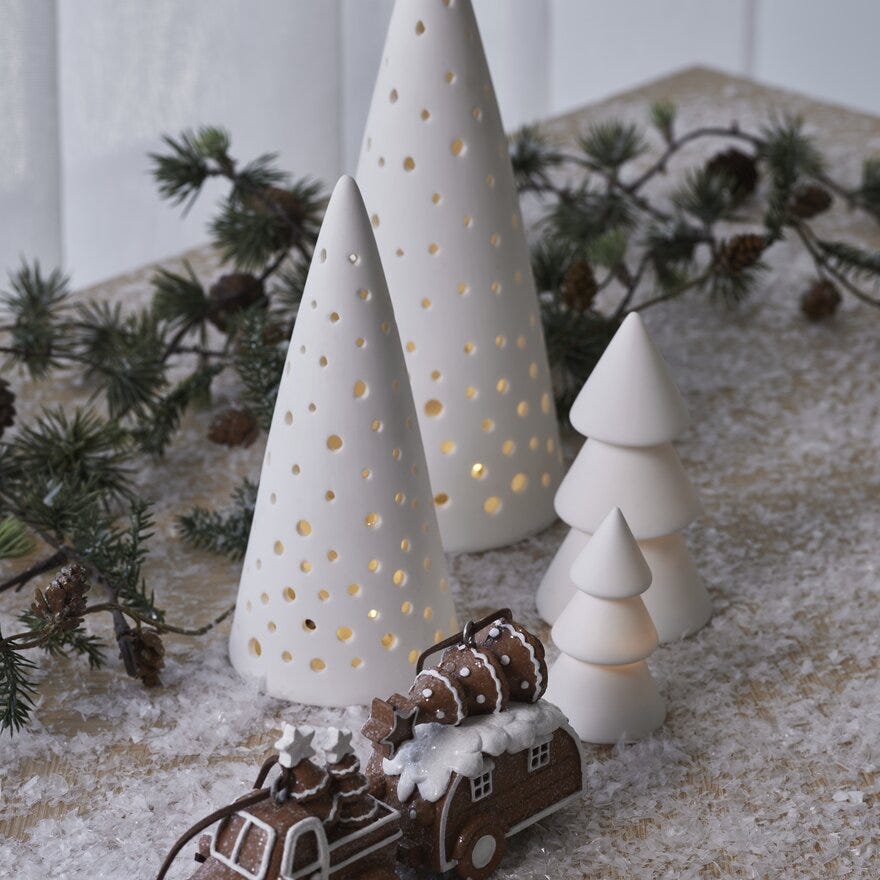 PELLE Juletrepynt 2,5x8 cm i Brun