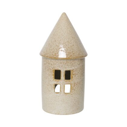 Sindig MOMIR Lyshus H25 cm i Beige/natur