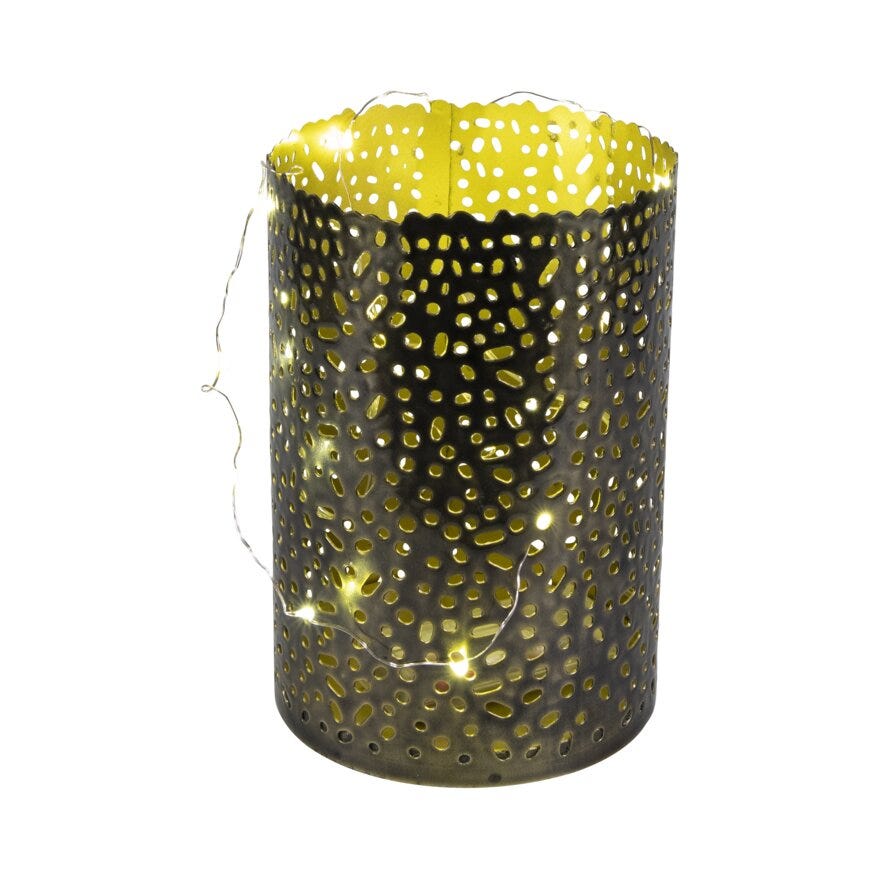 NEW LODGE Lysholder H18 cm i Svart