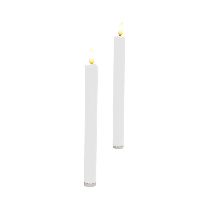 Lun NICK LED kronelys H25 cm i Hvit