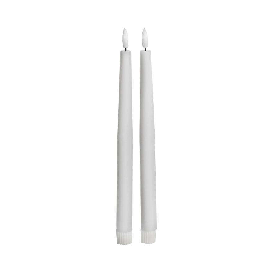Lun NIMA LED kronelys H24.5 cm i Hvit