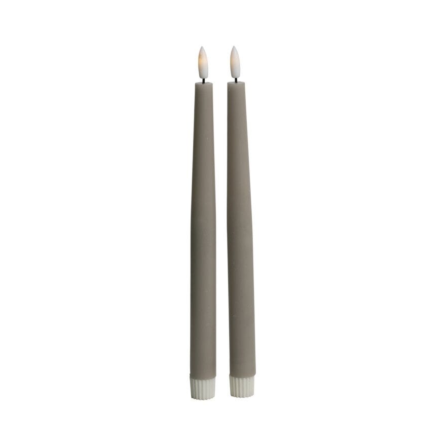 Lun NIMA LED kronelys H29 cm i Beige/natur