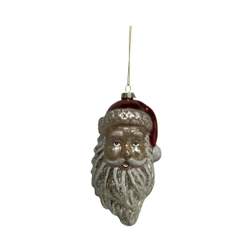 Sindig NISSE Juletrepynt 7.5x6.5 cm i Rød