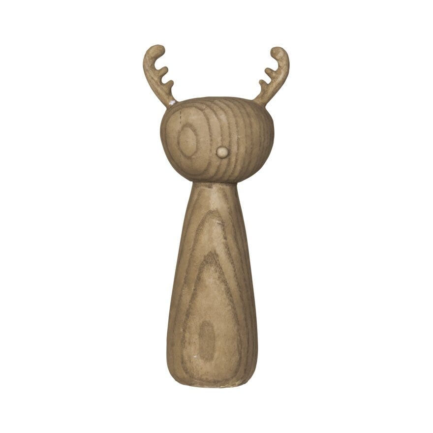 Sindig NURE Julefigur H27.5 cm i Beige/natur