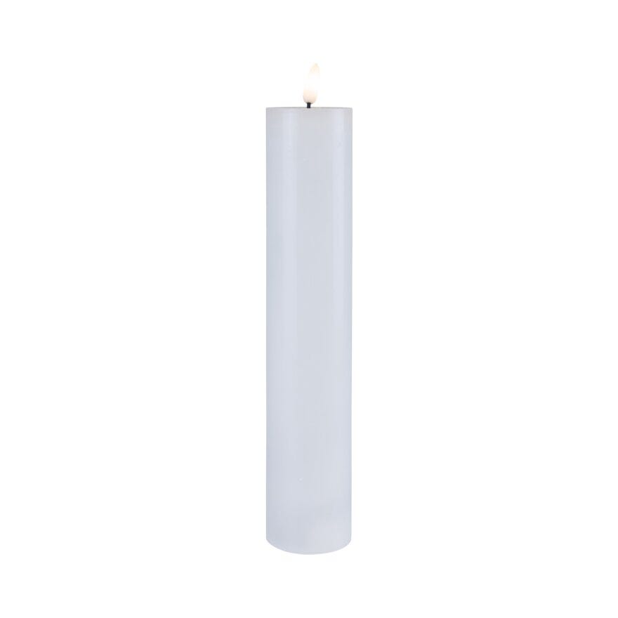Lun OLIV Kubbelys LED H25 cm i Hvit