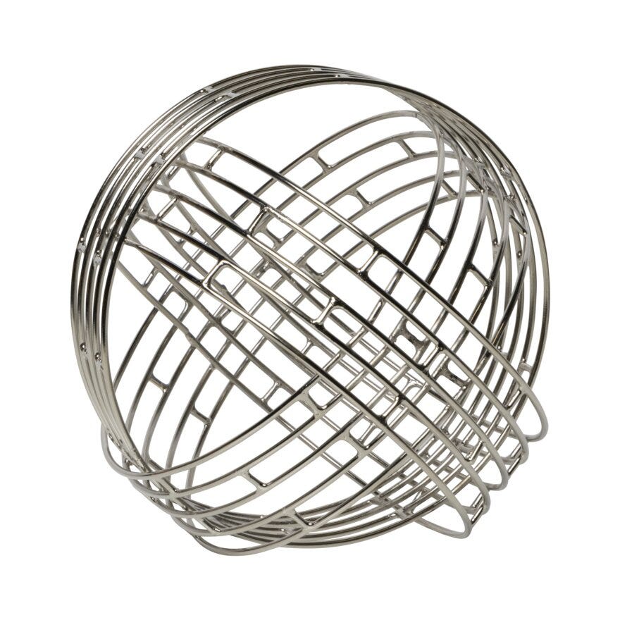 Sindig ORB Dekorkule Ø18 cm i Sølv