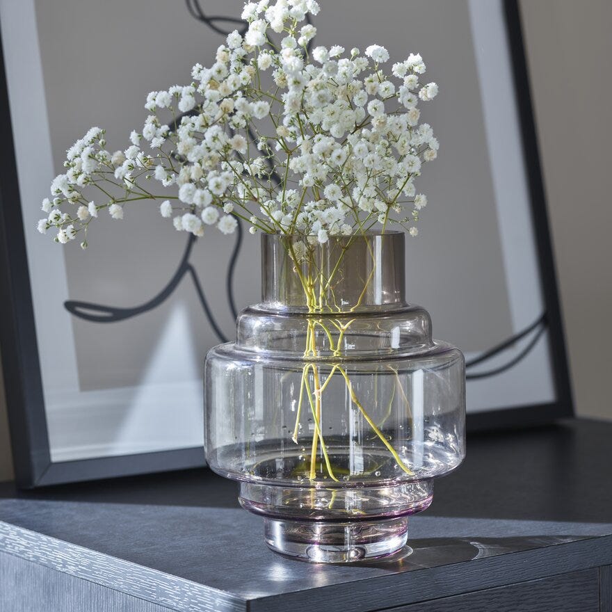 ERY Vase H18.5 cm i Brun