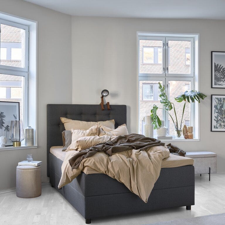Sindig PALM BEACH Bilde med ramme 50x70 cm i Svart