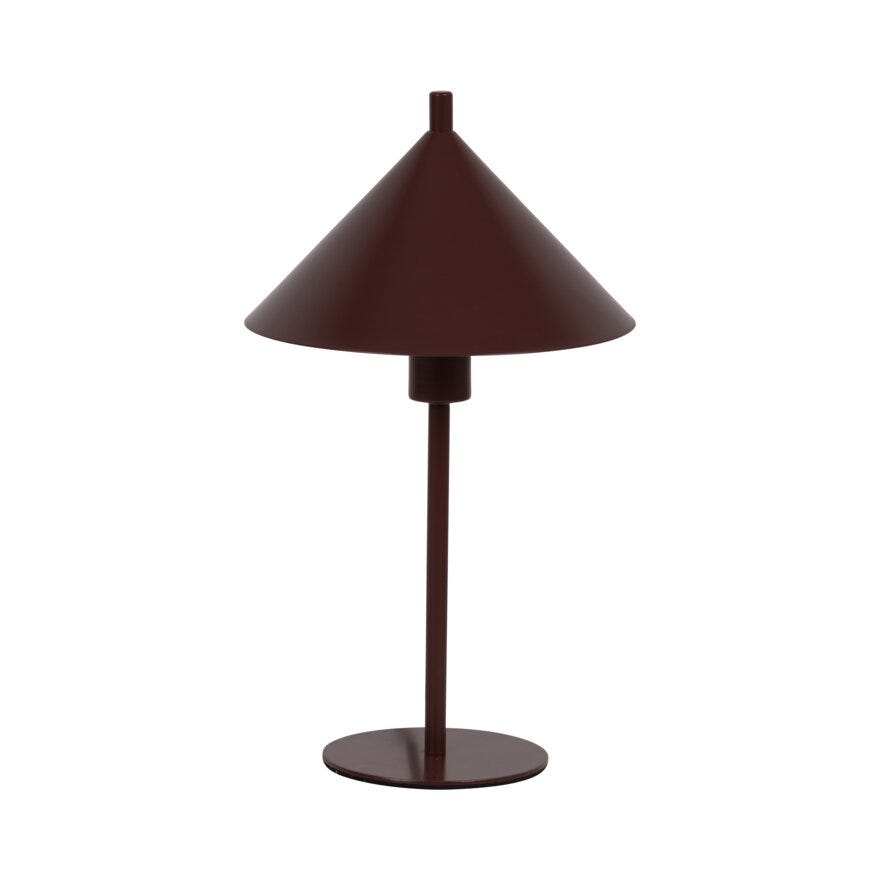 Sindig PAPA Bordlampe H35 cm i Rød