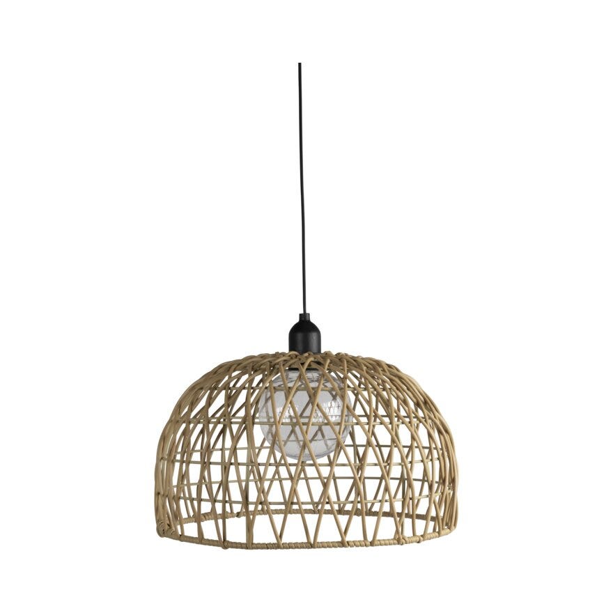 Ly PINTA Utendørs taklampe Ø30 cm i Beige/natur