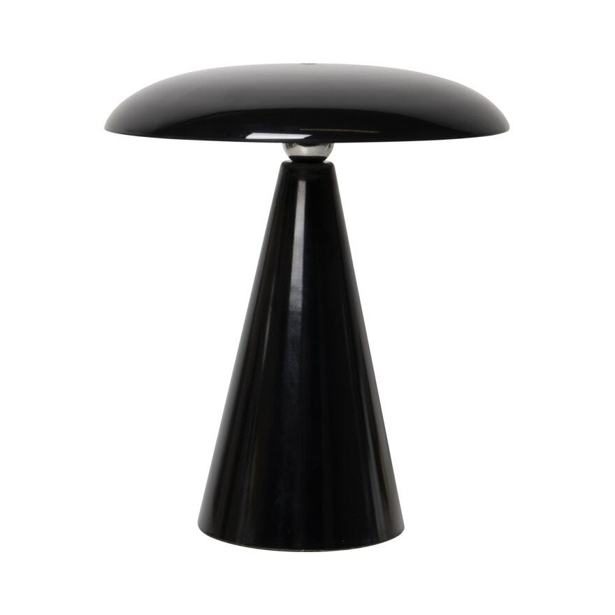 Sindig PORCINI Bordlampe oppladbar H26 cm i Svart