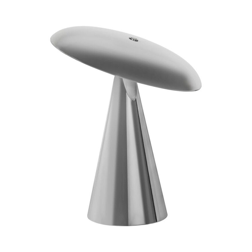 Sindig PORCINI Bordlampe oppladbar H26 cm i Sølv
