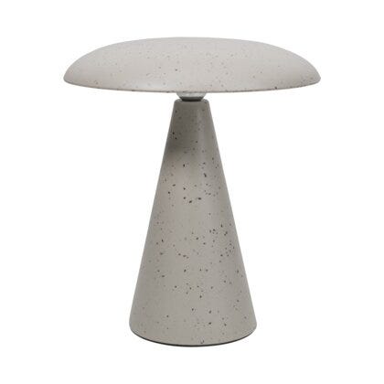 Sindig PORCINI Bordlampe oppladbar Ø23 cm i Hvit