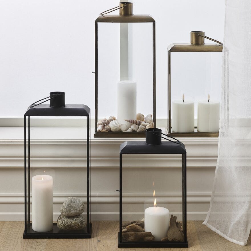 Sindig PRAN Lykt H47 cm i Svart