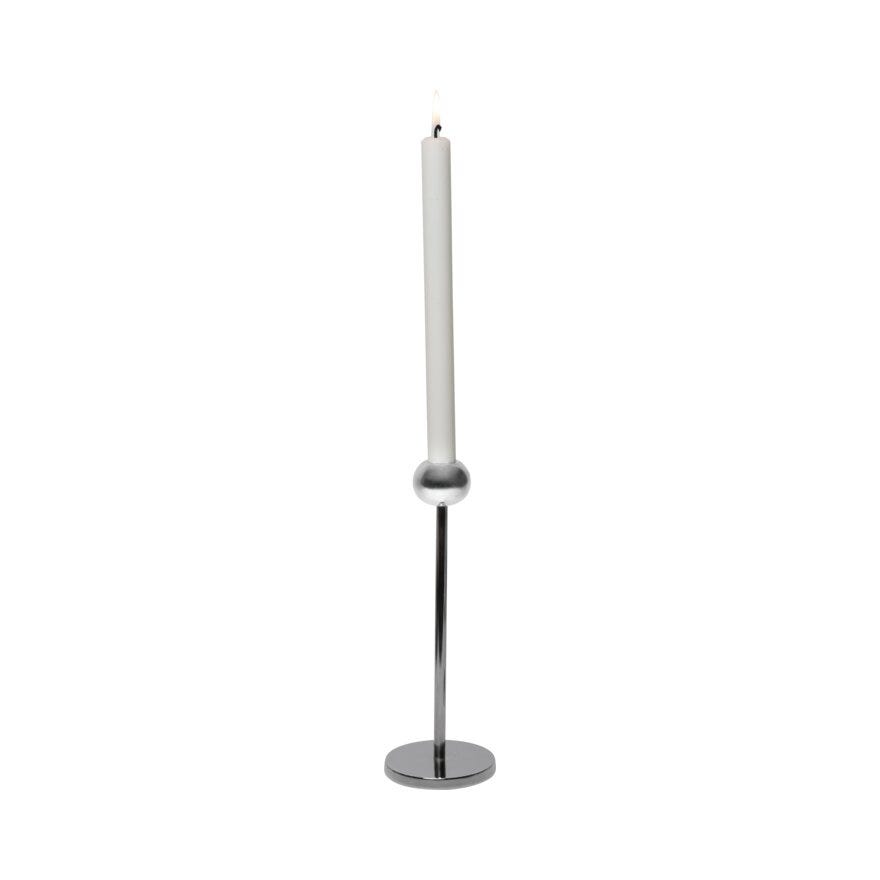 Sindig PREETI Lysestake H25 cm i Sølv