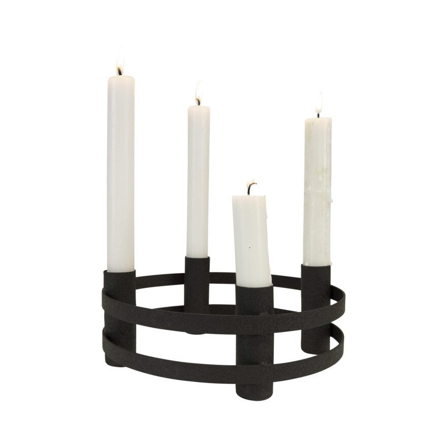PREM Adventsstake 30x30 cm i Svart