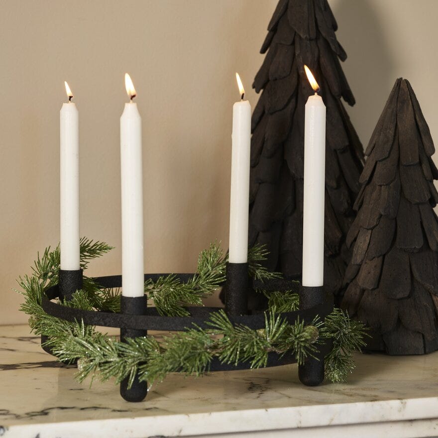 PREM Adventsstake 30x30 cm i Svart