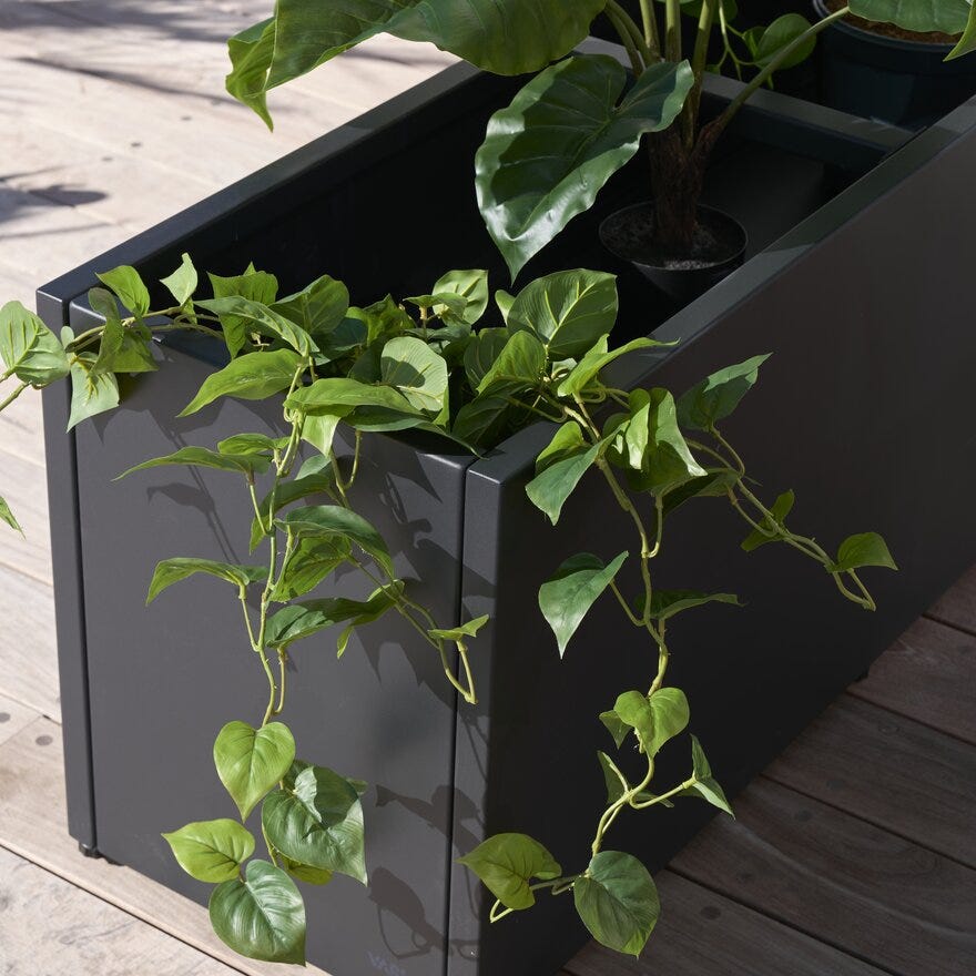 PRYD Plantekasse 120x40 cm i Svart