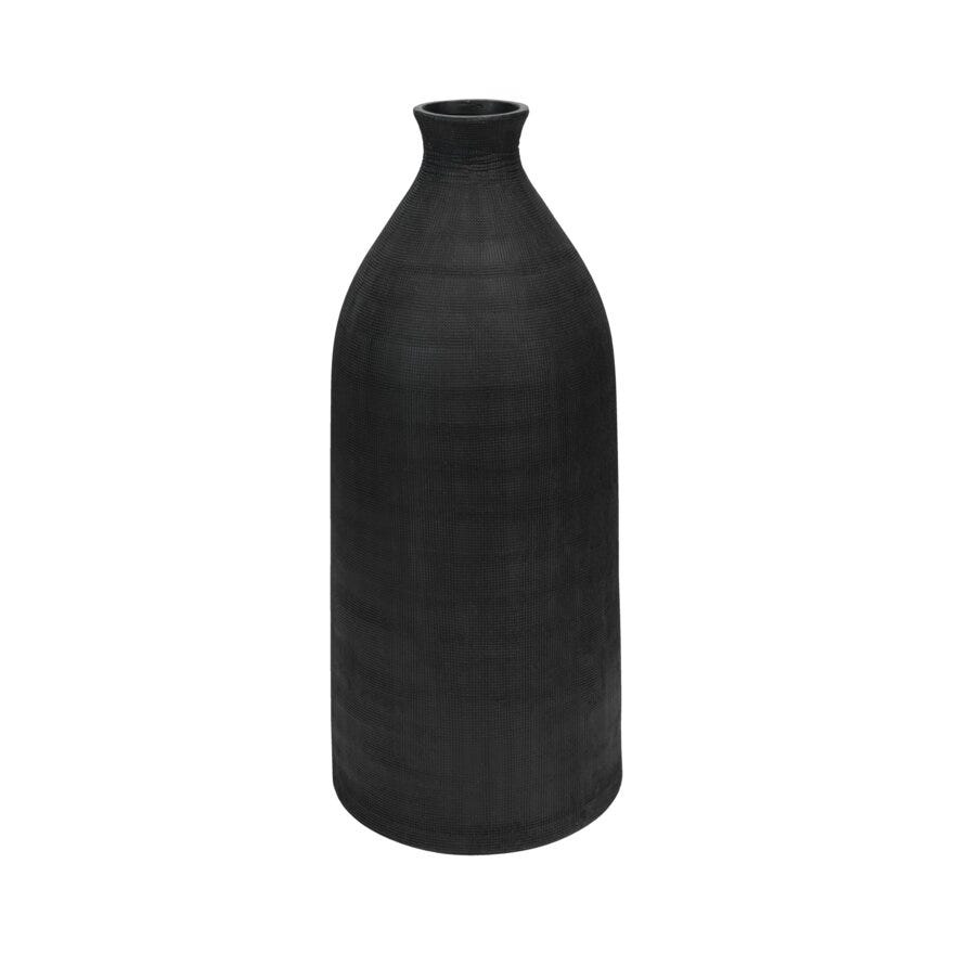 RHINE Vase H45 cm i Svart