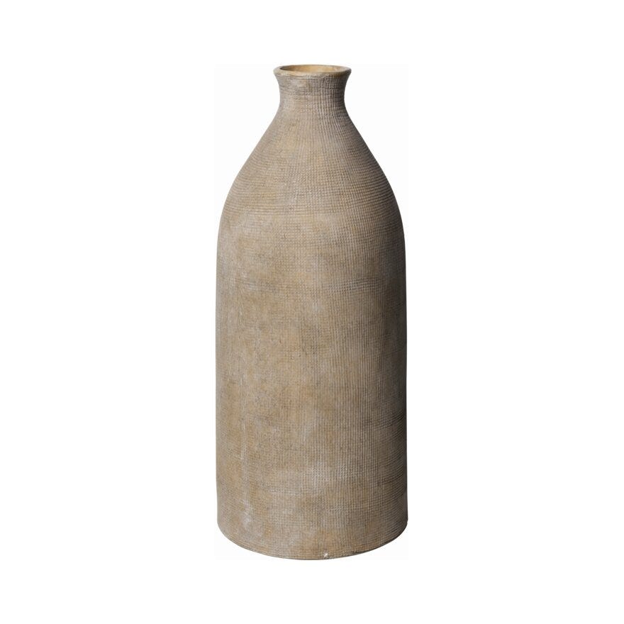 RHINE Vase H45 cm i Brun