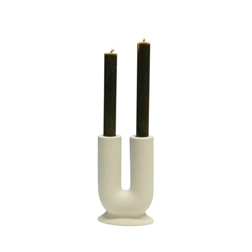 RODE Lysestake H16 cm i Beige/natur