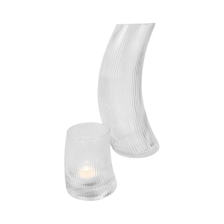 ROMI Telysholder H10 cm i Klar