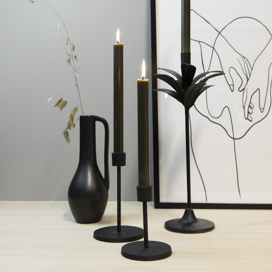 Sindig SHAKTI Lysestake H40 cm i Svart