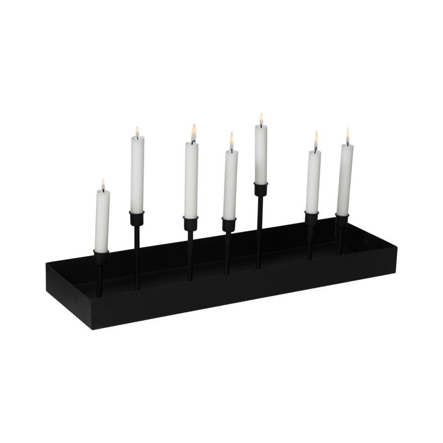 Sindig SOBRETTA Julelysestake 20x60 cm i Svart