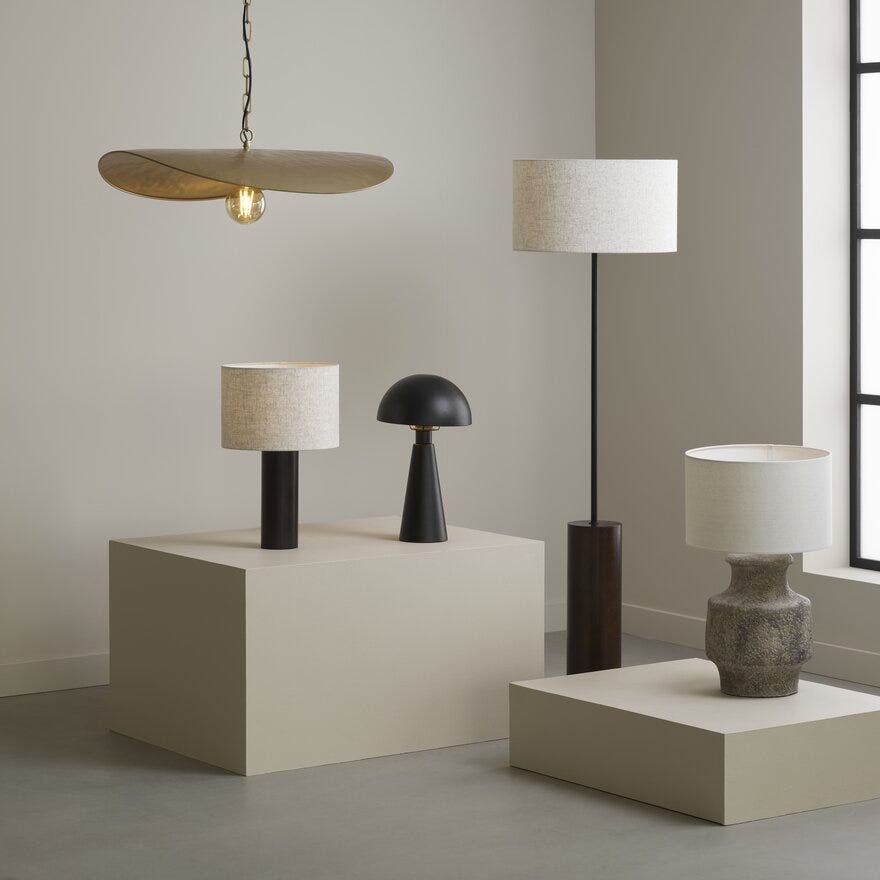 Sindig BOWA Bordlampe H44 cm i Svart