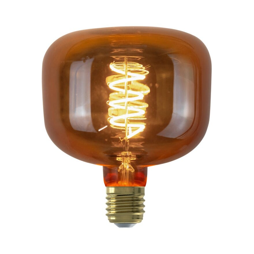 Sindig SPIRAL LED lyspære i Brun