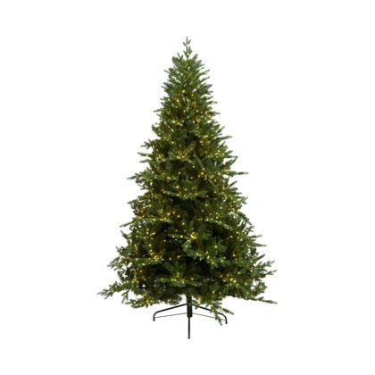 Stryn juletre med lys H210