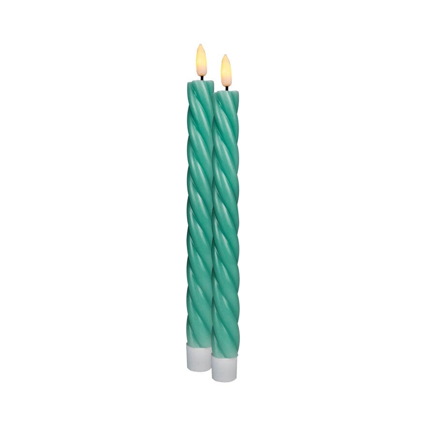 Lun TANJA LED spirallys H26 cm i Blå