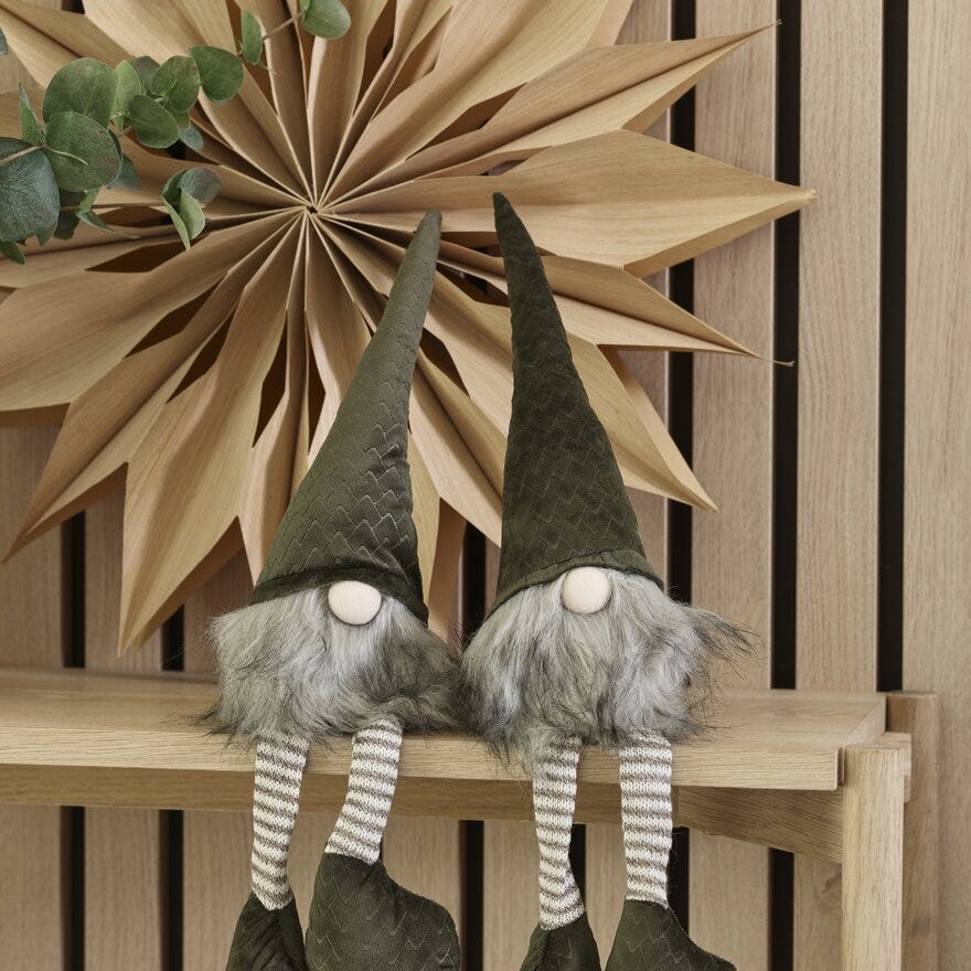 Sindig DARIA Julepynt Ø40 cm i Beige/natur