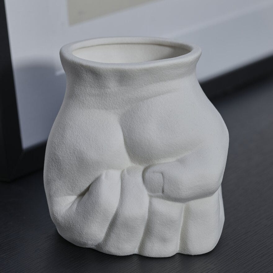 THIMA Vase H13 cm i Hvit