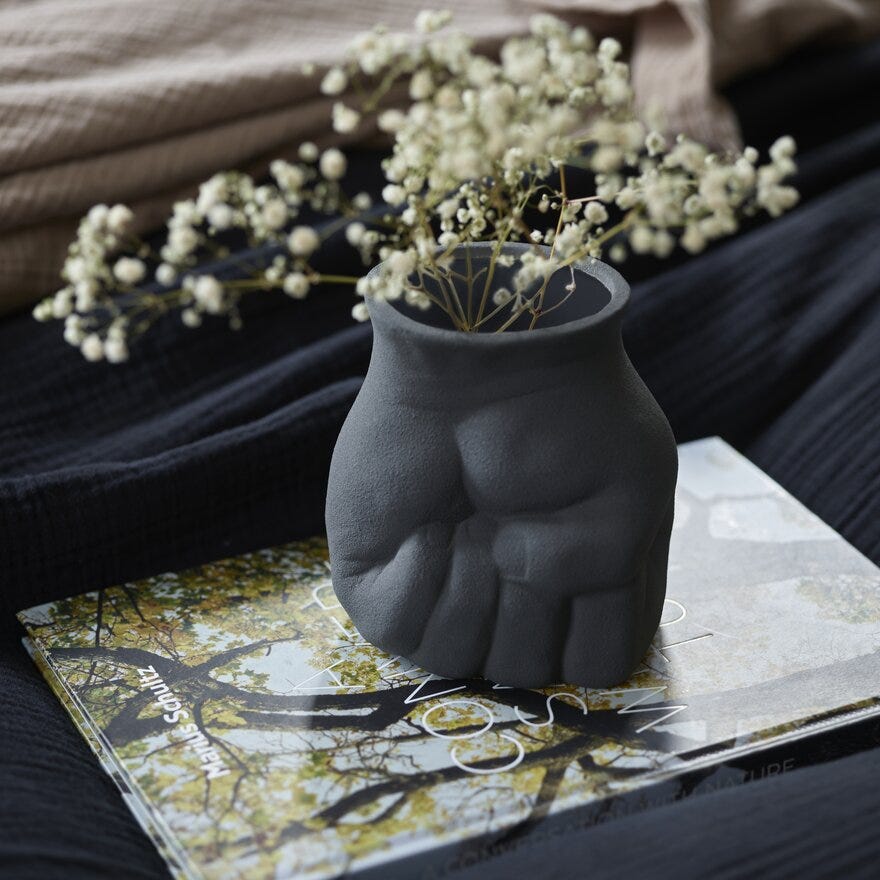 Sindig THIMA Vase H13 cm i Svart