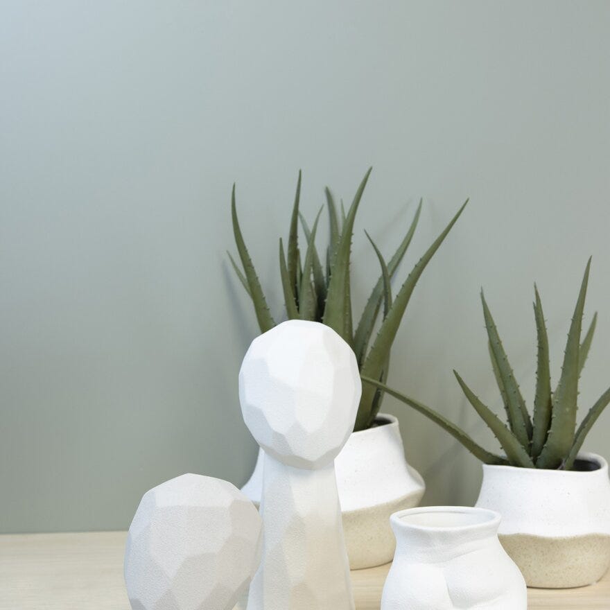 THIMA Vase H13 cm i Hvit