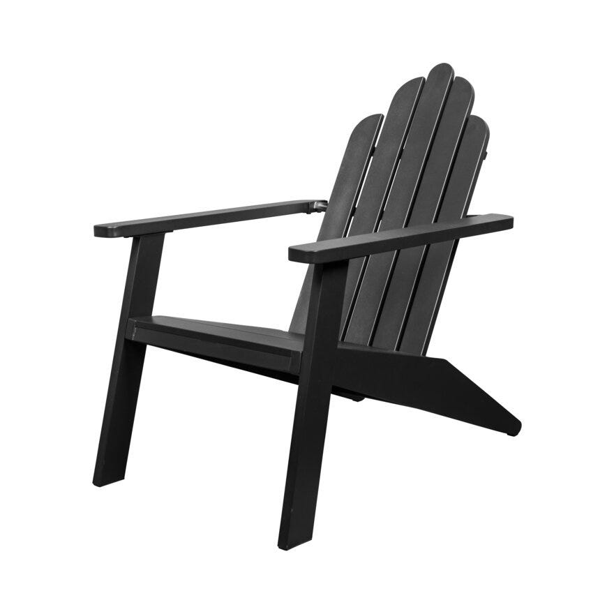 ULNES Adirondack stol i Svart
