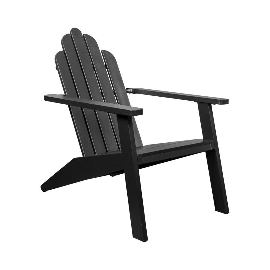 ULNES Adirondack stol i Svart