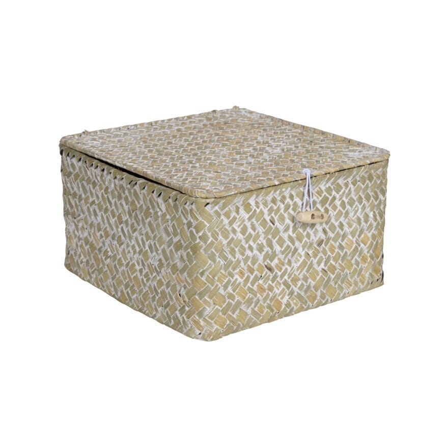 Sindig VERO Oppbevaringsboks 20x20 cm i Beige/natur