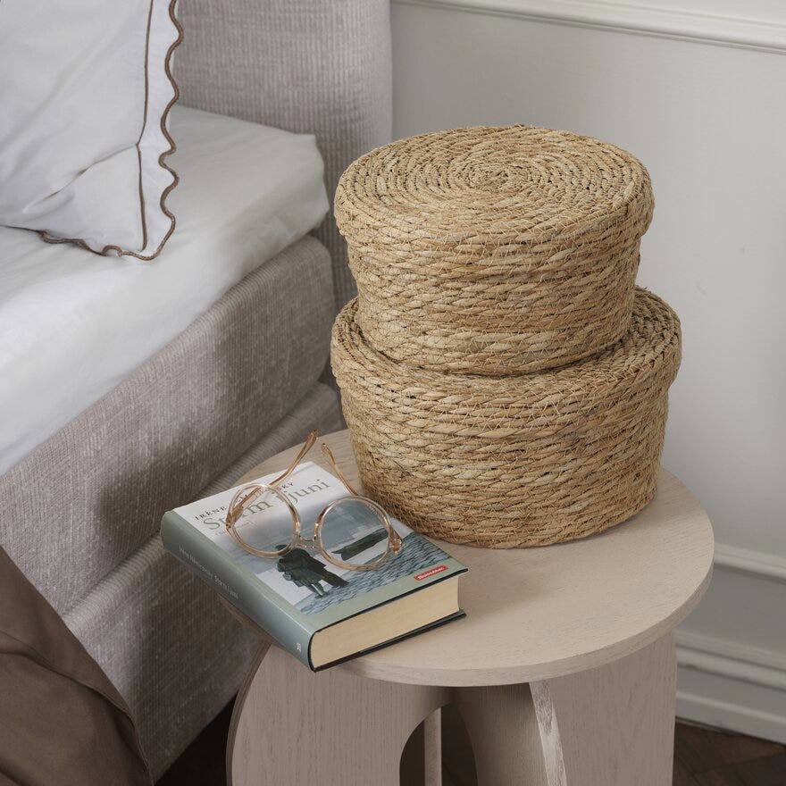 Sindig VITO Kurvsett Ø27 cm i Beige/natur