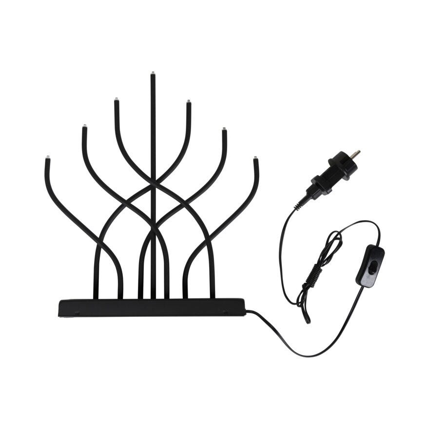 Ly VIVIAN Adventsstake 31x5 cm i Svart